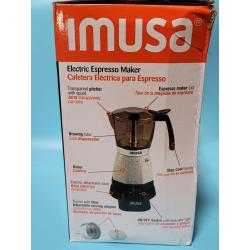 IMUSA USA B120-60011 Electric Espresso/Moka Maker, 3-6-Cup, White