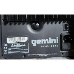 gemini PA-15L PACK USB & Microphone Speaker