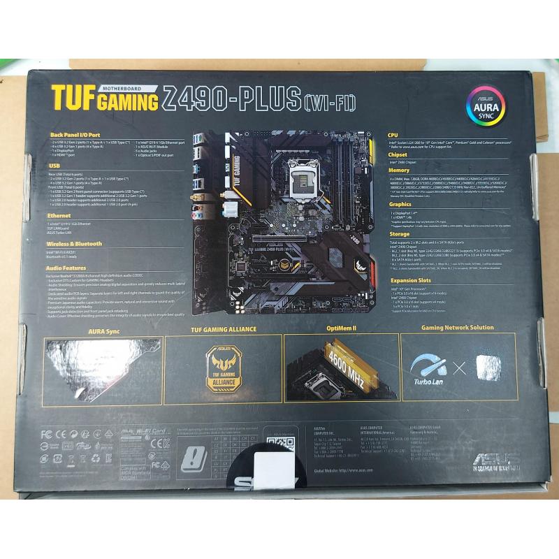 Asus TUF Gaming Z490-plus WiFi