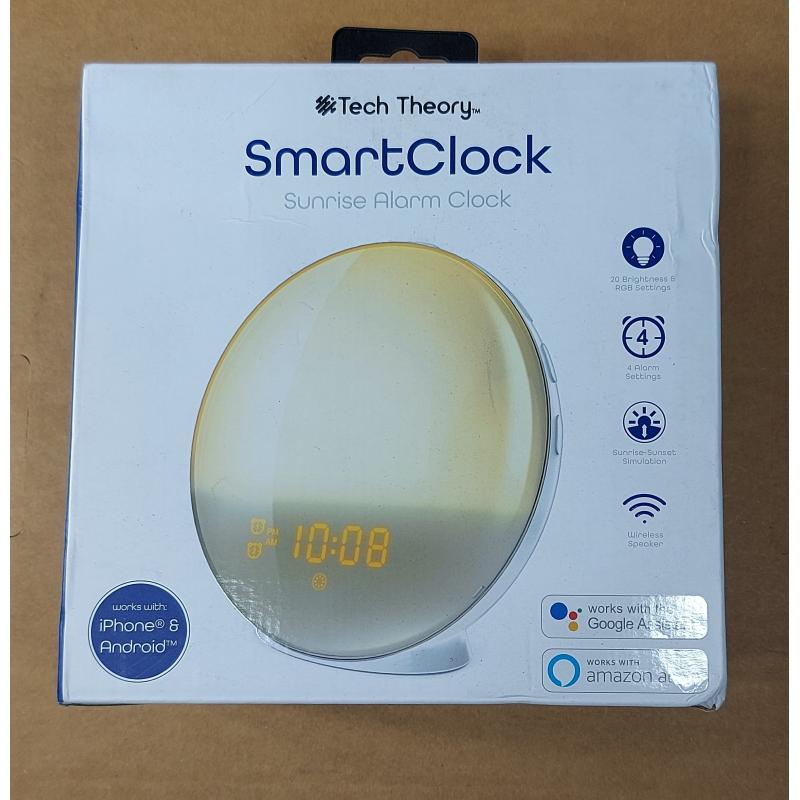 Tech Theory SmartClock  Sunrise Alarm Clock (like New)