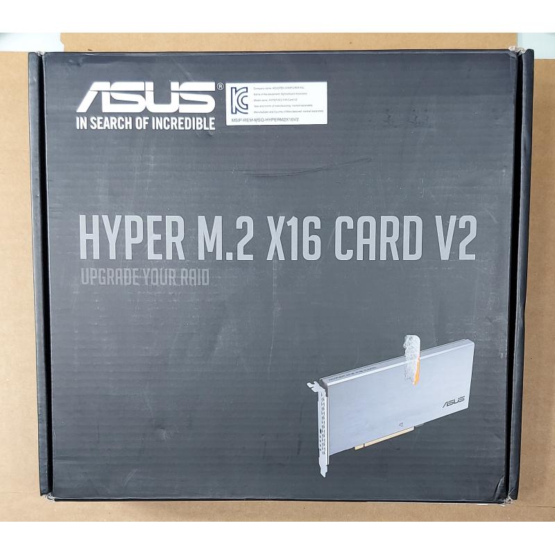 ASUS HYPER M.2 X16 CARD V2 (Status: Untested/Unknown)