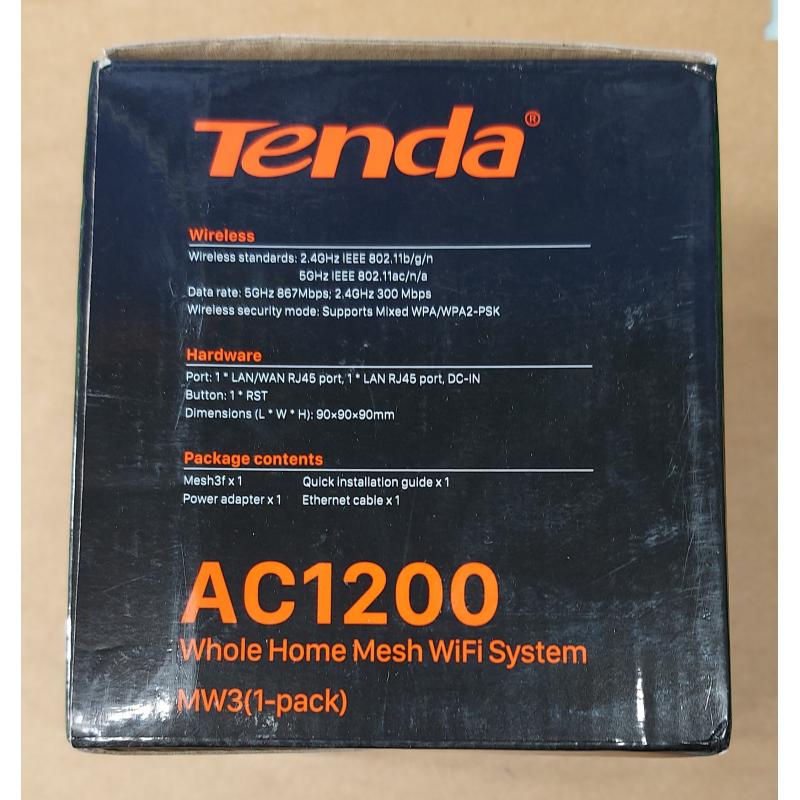 Tenda AC (MW3) Status:untested