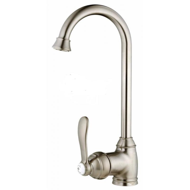BELLE FORET BFN26001SS KITCHEN FAUCET SINGLE HANDLE 1- HOLE STAINLESS STEEL