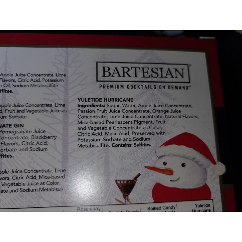 BARTESIAN 12 DAYS 12 FLAVORS OF BARTESIAN PREMIUM COCKTAILS ON DEMAND 4012023