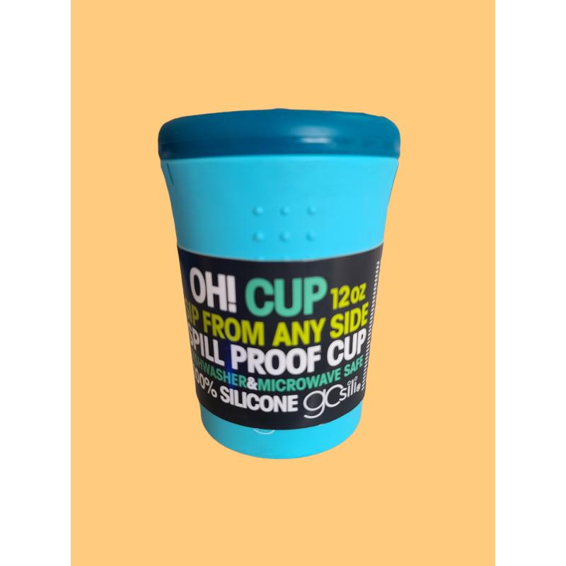 GoSili® 12oz OH! Cup, Silicone 360° Drink from any Side No-Spill Toddler SiliCup