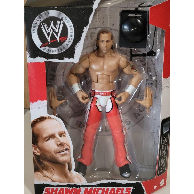 Mattel WWE Ruthless Aggression Shawn Michaels 6” Wrestler Action Figure New