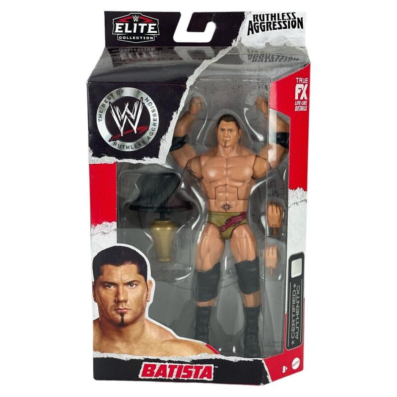 WWE Elite Ruthless Agression Batista 6" Inch Mattel Wrestling Figure Series 1